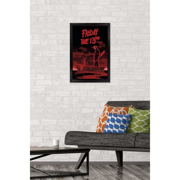 Trends International Friday The 13th Boat Framed Wall Poster Prints