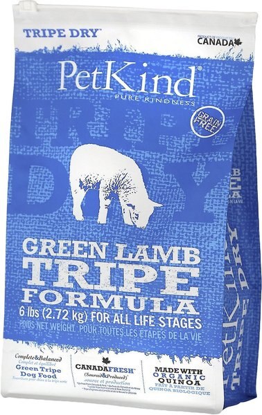 PetKind Tripe Dry Grain-Free Green Lamb Tripe Formula Dry Dog Food