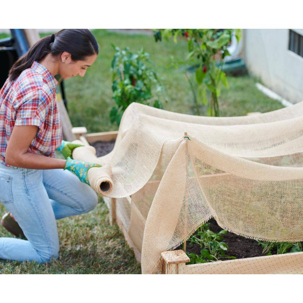 Vigoro 3 ft. x 24 ft. 100% Natural Burlap Landscape Fabric NMVB0324