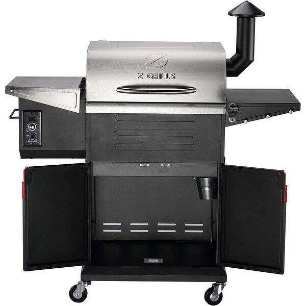 Z GRILLS Grill and Smoker 8 in 1 Grill Wood Pellet Grill and Electric Smoker BBQ Combo with Auto Temperature Control