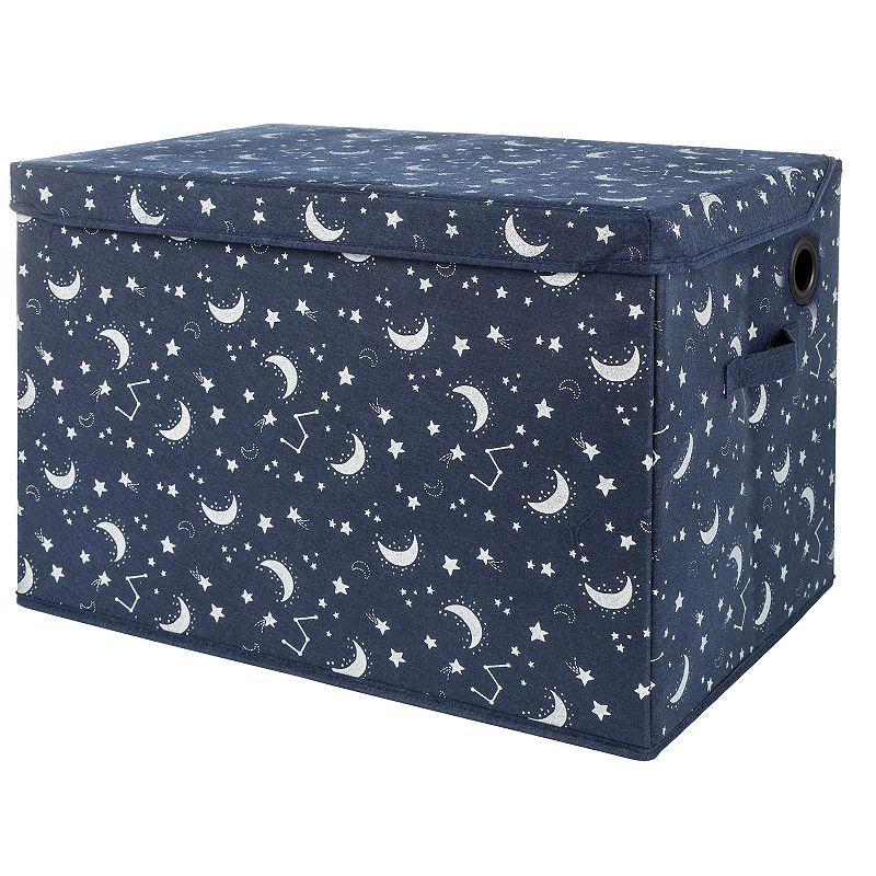 Sammy and Lou Constellation Navy and White Felt Toy Box