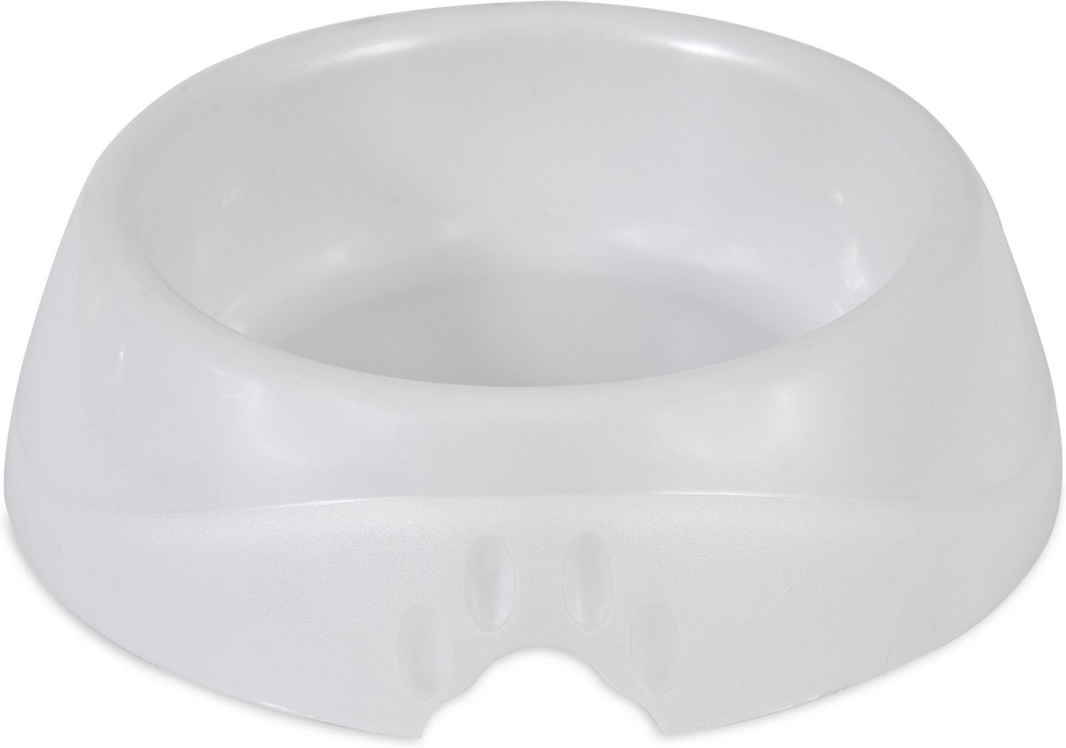 Petmate Ultra Plastic Dog and Cat Bowl， Color Varies， 1-cup