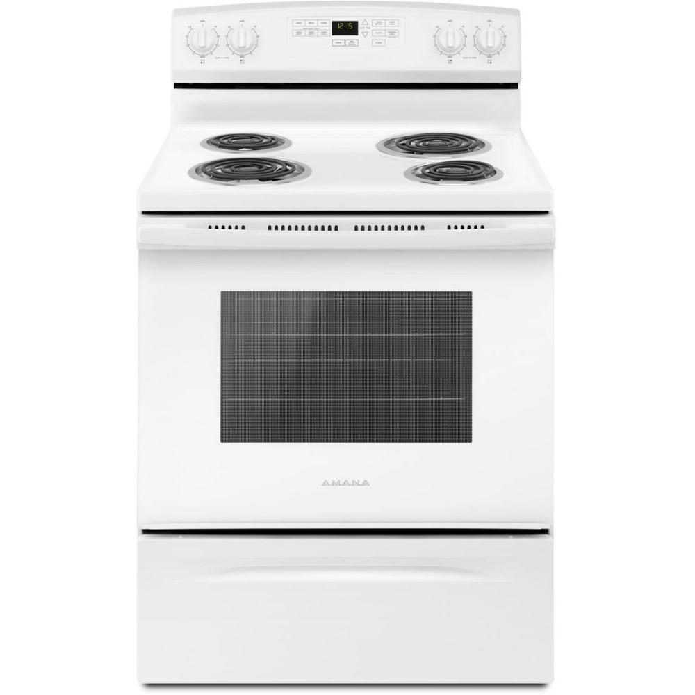 Amana 30in Freestanding Electric Range YACR4503SFW