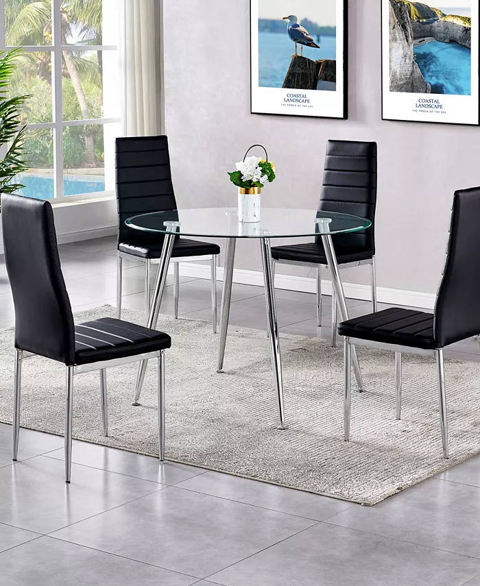 Best Master Furniture Patrik Modern Dining Table 40