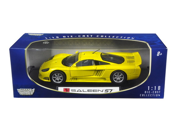 Motormax Saleen S7 Black 1/18 Diecast Model Car