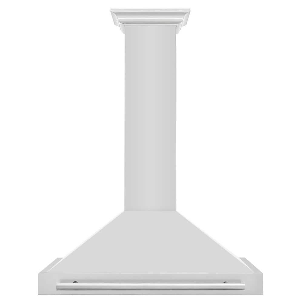 ZLINE Kitchen and Bath 36 in Wall Mount Range Hood with Handle in Stainless Steel