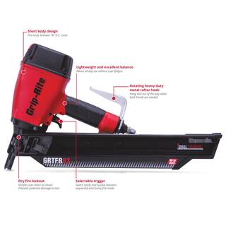 Grip-Rite 3-14 in. 21-Degree Round Head Framing Nailer GRTFR83