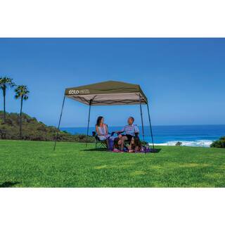 Quik Shade 9 ft. x 9 ft. Olive Slant Leg Canopy 167545DS