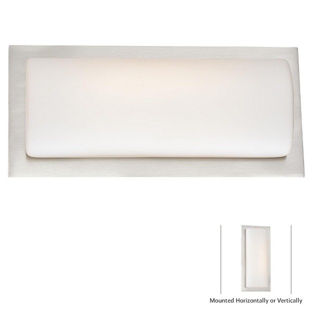 George Kovacs Lighting 1 Light Sconce Brushed Stainless Steel