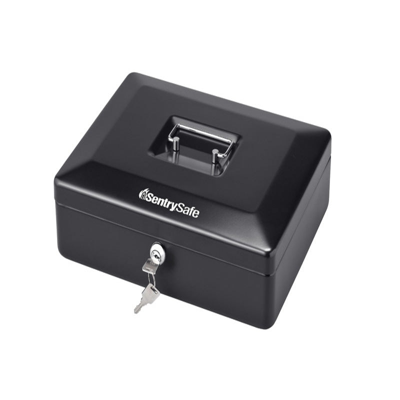 CASH BOX KEYED STEEL BLK