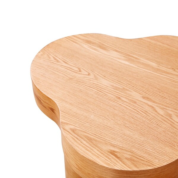 Dora Natural Oak Side table - 23.5