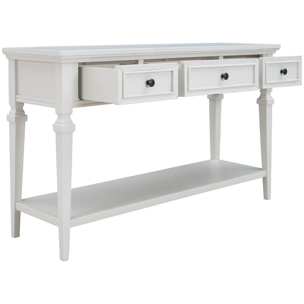 Console Table with Three Top Drawers