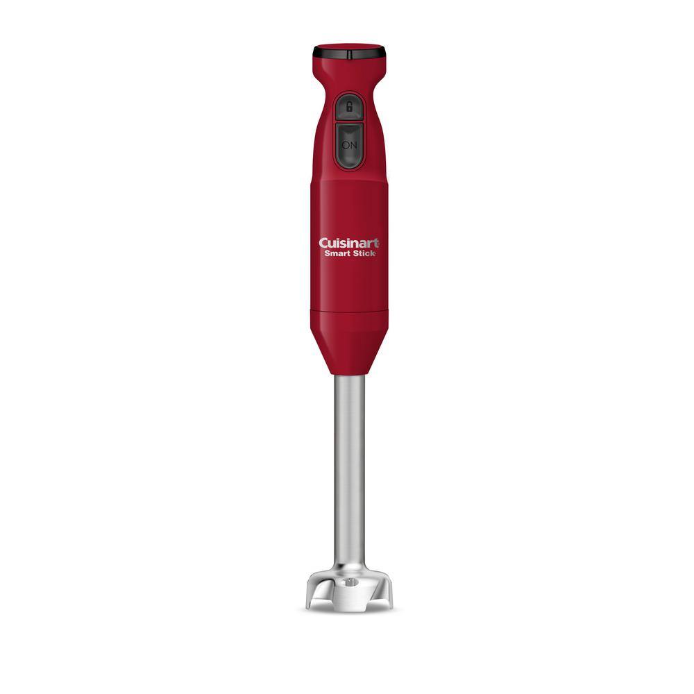 Cuisinart Smart Stick 2-Speed Red Immersion Blender with 3-Cup Mixing Bowl and 300W Motor CSB-175RP1