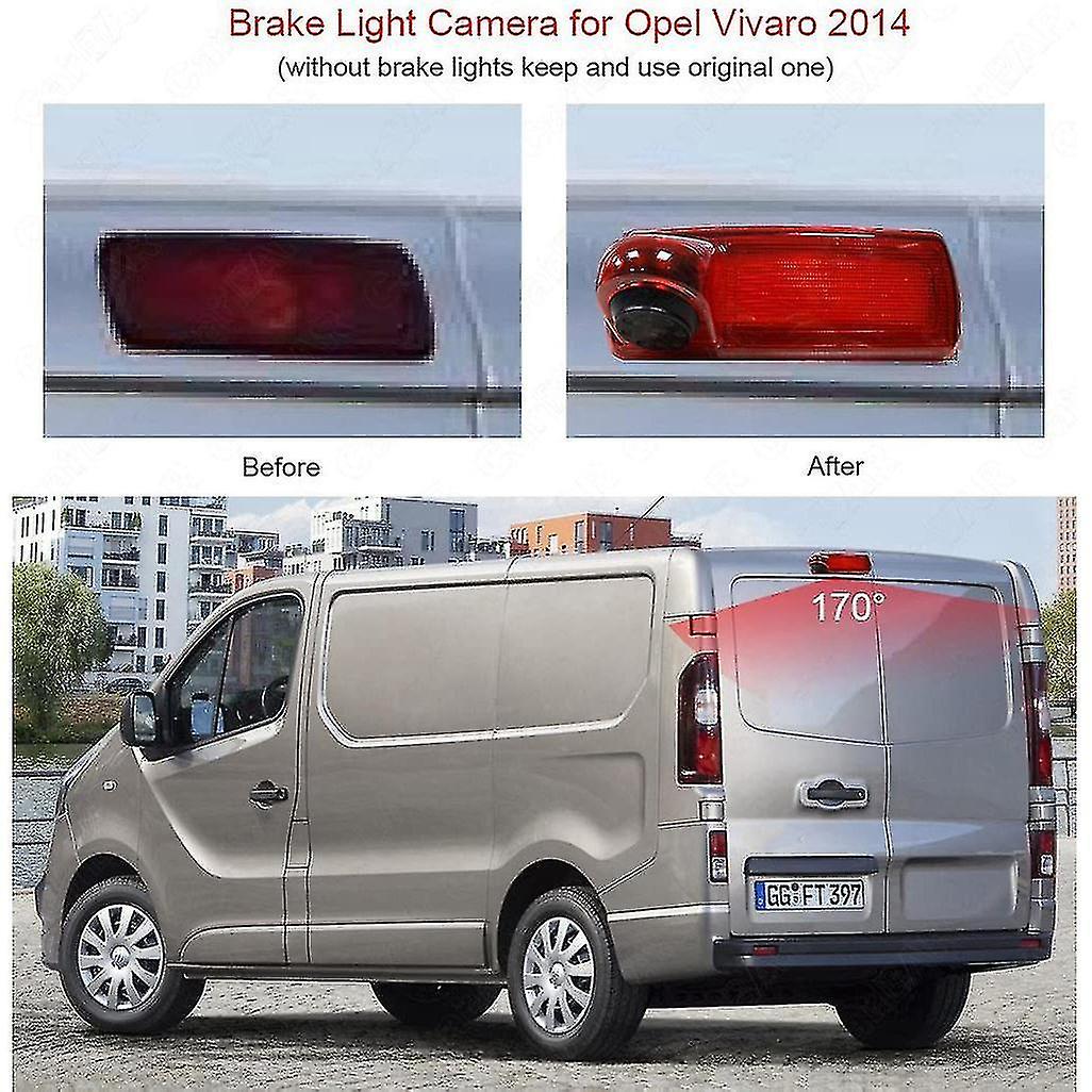 Car Rear View Brake Light Backup Camera Auto Parking Reverse Camera For Opel Vivaro Trafic 2014