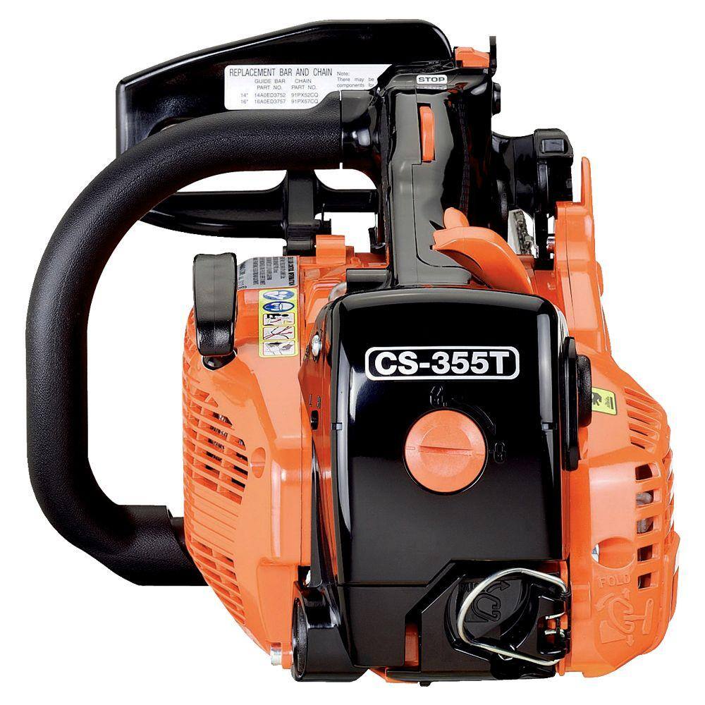 ECHO 14 in. 35.8 cc Gas 2-Stroke Top Handle Chainsaw CS-355T-14