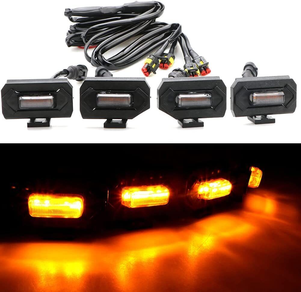 4x LED Grille Lights Fit for Toyota Tacoma TRD Off Road and TRD Sport 2020-2023 US