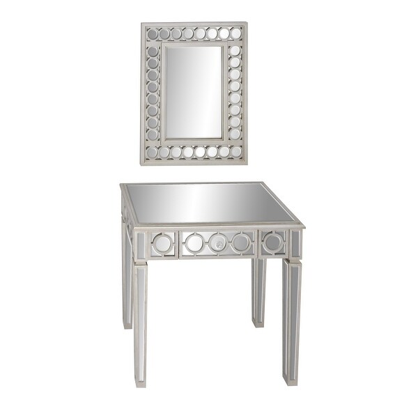 Grey MDF Glam Console Table (Set of 2) - S/2 31