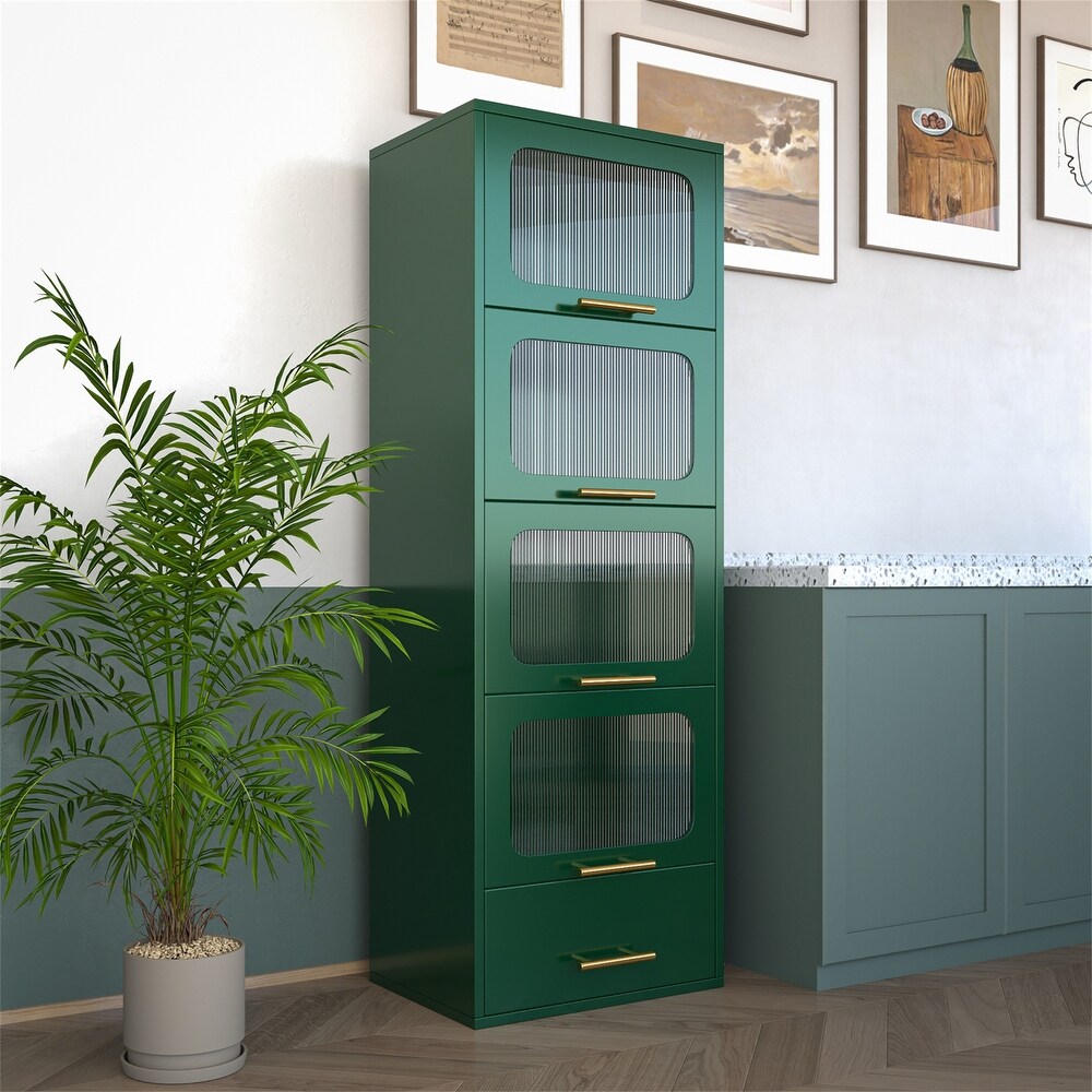 Metal Storage Cabinet with Drawer