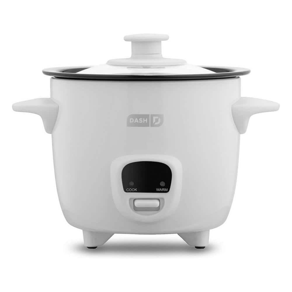 Dash Mini 16-oz. 2-Cup Rice Cooker in White with Keep Warm Setting 985119607M