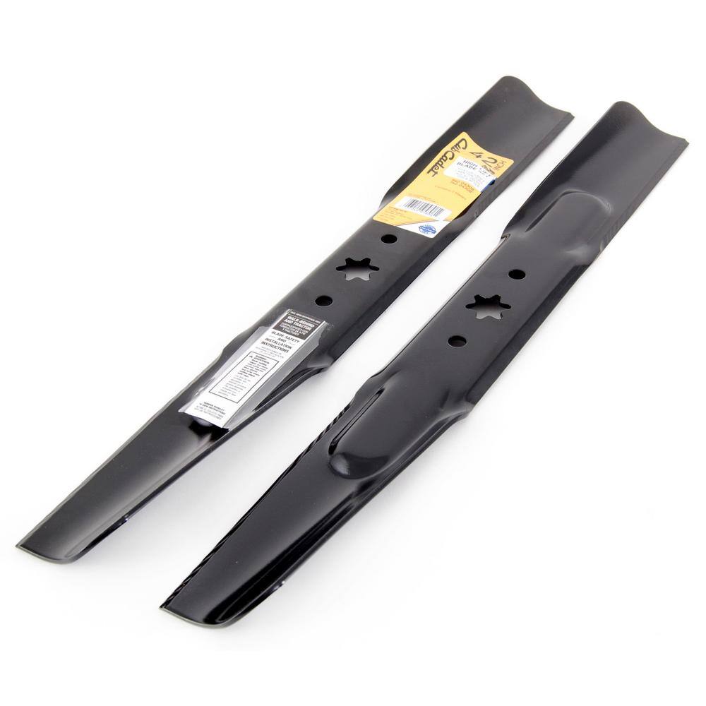 Cub Cadet Original Equipment High Lift Blade Set for Select 42 in. Riding Lawn Mowers with 6-Point Star OE# 942-04308 942-04312 490-110-C108