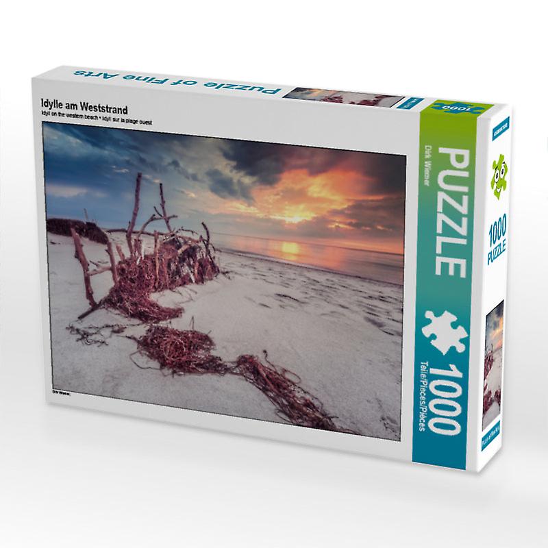 Idylle am weststrand   calvendo foto puzzle