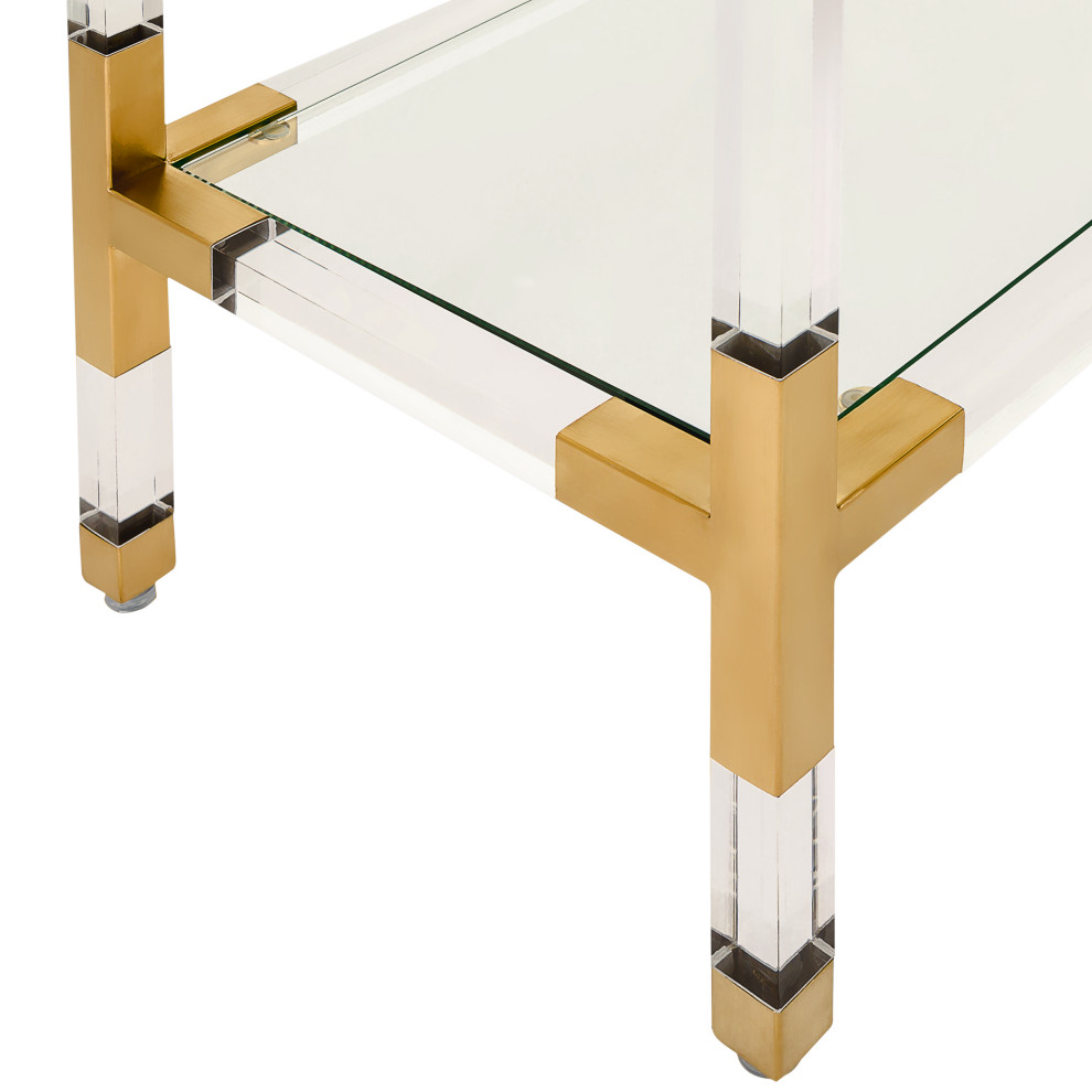 Safavieh Couture Arverne Acryilc Console   Contemporary   Console Tables   by Safavieh  Houzz