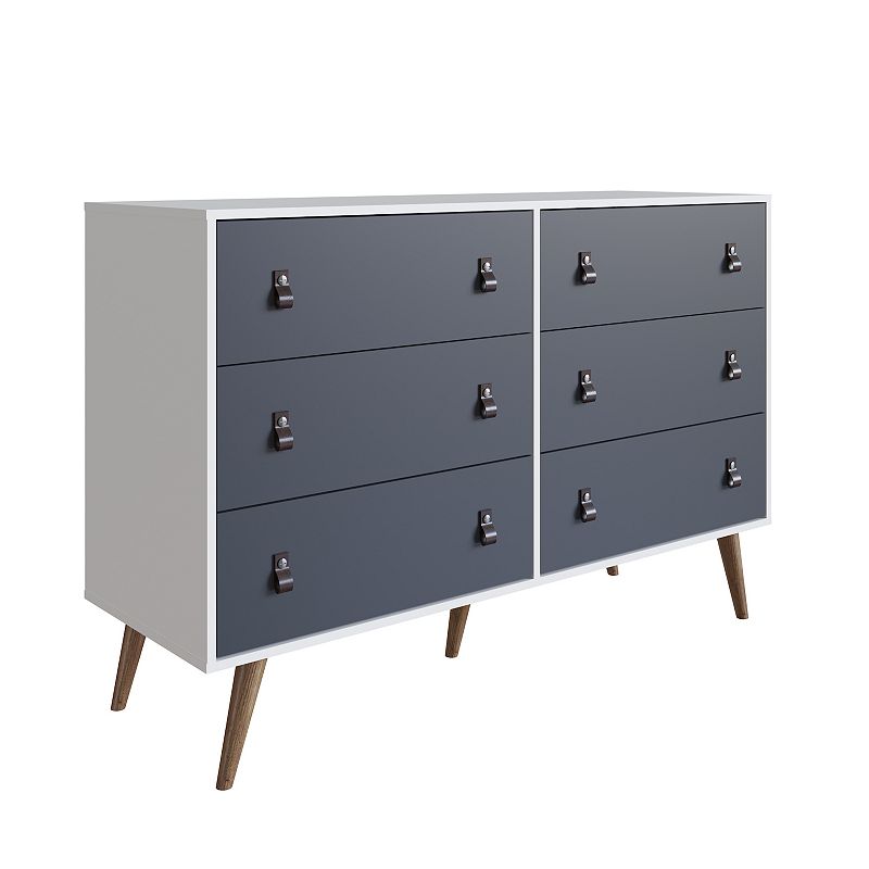 MANHATTAN COMFORT Amber Double 6-Drawer Dresser