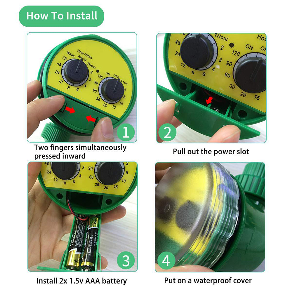 Anself Automatic Irrigation Controller Drop Shipping Home Ball Valve Garden Watering Hose Timer Outdoor Waterproof Automatic