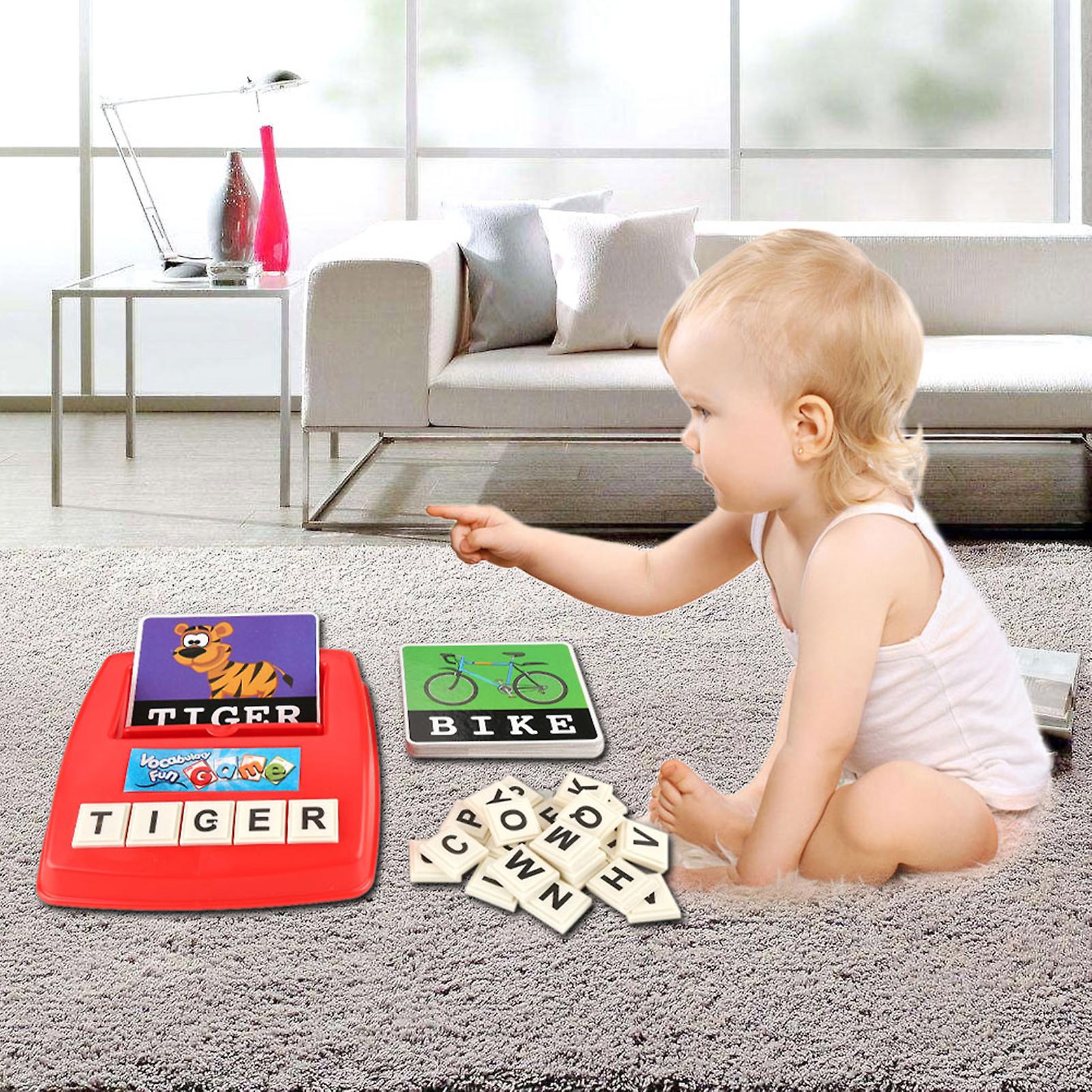 Baby Kids Toddler English Spelling Alphabet Letter Game Early Learning Educational Toy