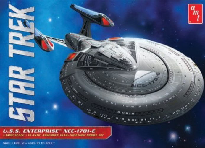 AMT U.S.S. Enterprise 1701-E 1:1400 Scale Model Kit Multi-Colored