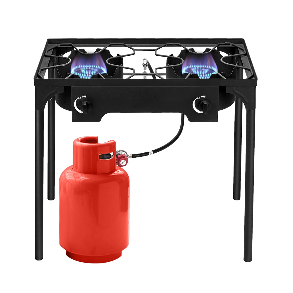 Winado Double Stove Propane Burner Portable 2 Cooker 150000 BTU BBQ Camping Grill