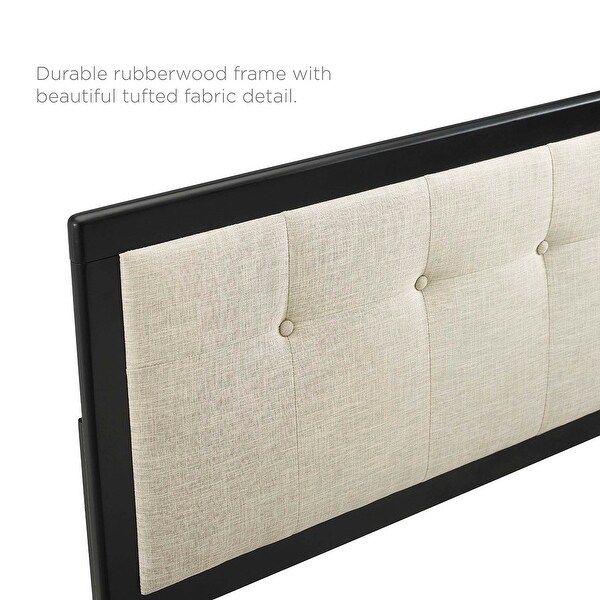 Draper Tufted Fabric and Wood Headboard - - 32028874