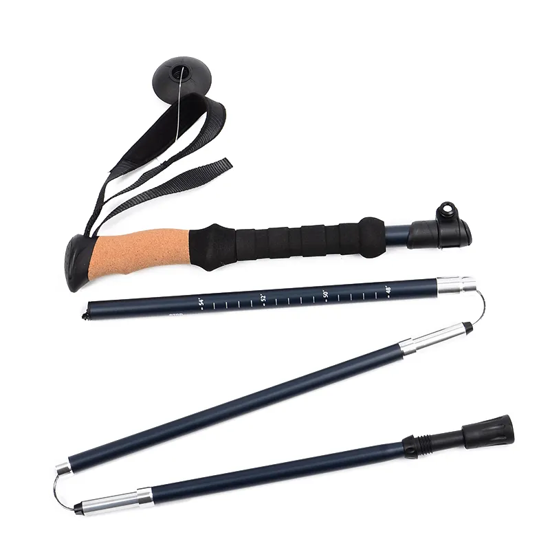 Hot Selling Camping Hiking Adjustable Carbon Trekking Poles For Outdoor Mountain