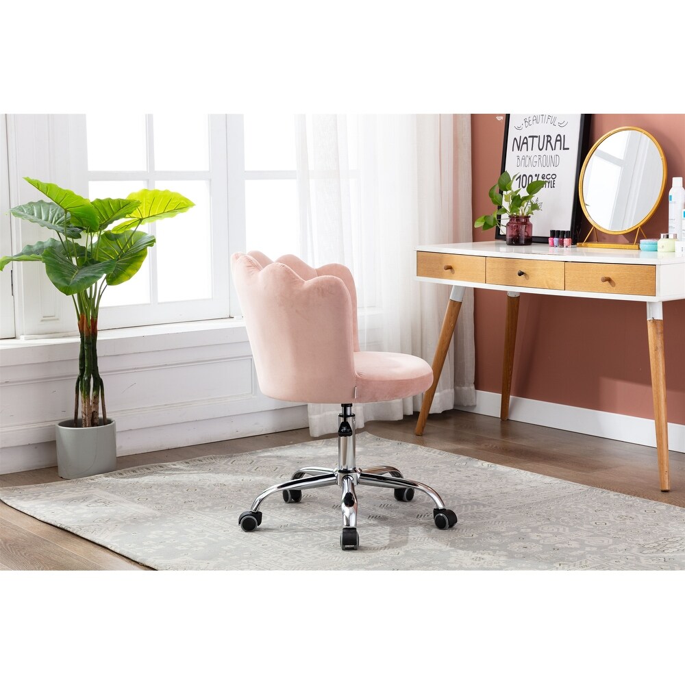 Swivel Shell Chair Office Chair Adjustable Vanity Chairs Desk Stools