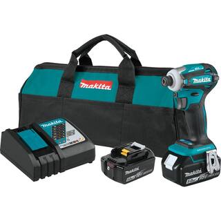 Makita 18V LXT Lithium-Ion Brushless Cordless Quick-Shift Mode 4-Speed Impact Driver Kit 5.0Ah XDT19T