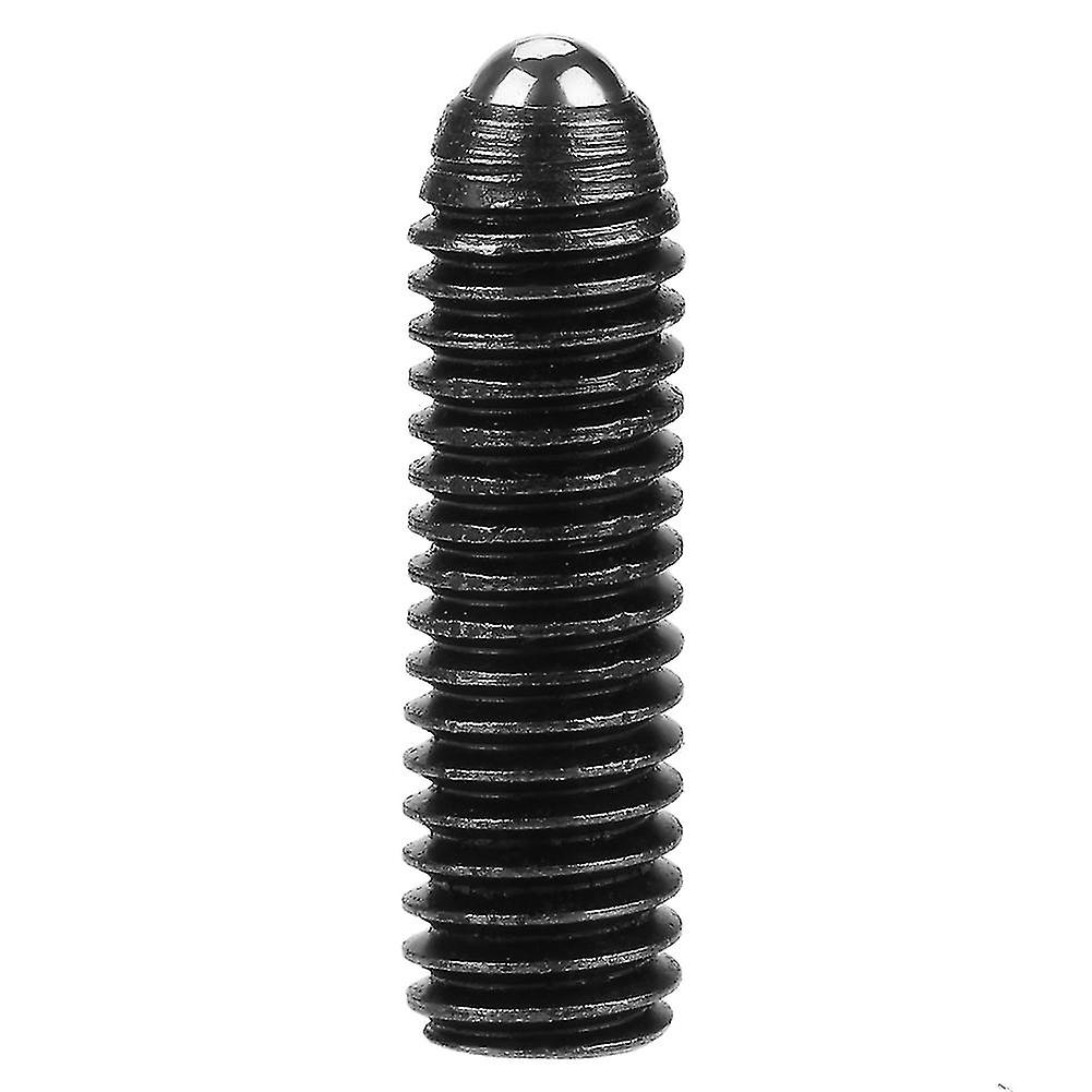 10pcs M6 Screw Thread Hex Socket Carbon Steel Ball Spring Plungers Set (M6*25)