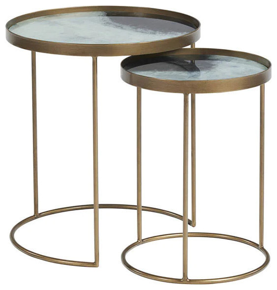 Ulyana Nesting Tables  Set of 2   Modern   Coffee And Accent Tables   by Virgil Stanis Design  Houzz