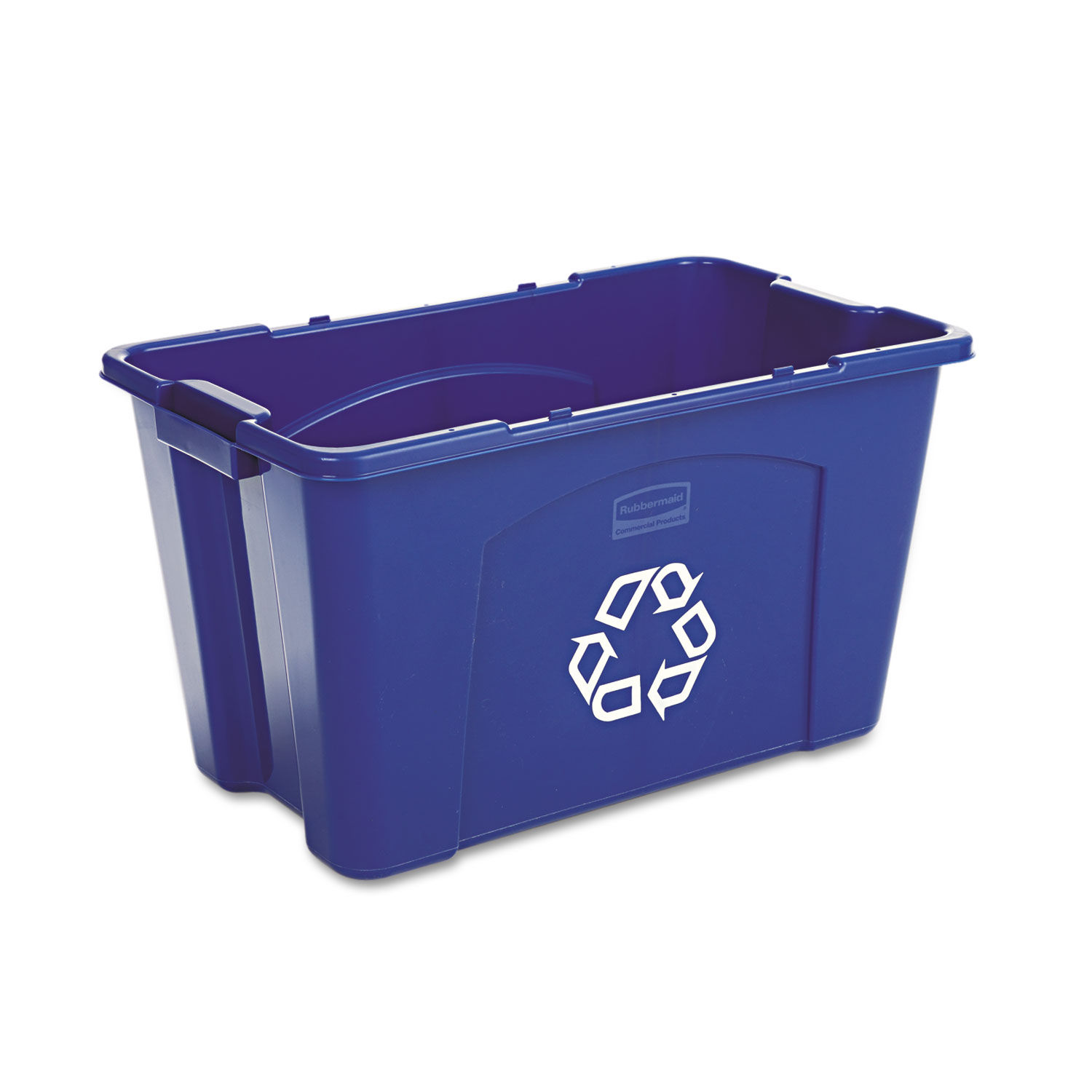 Stacking Recycle Bin by Rubbermaidandreg; Commercial RCP571873BE