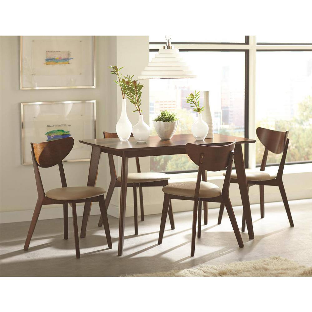 Coaster Kersey Collection ChestnutCappuccino Wooden Dining Chair (Set of 2) 103062