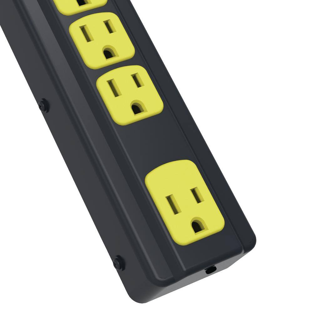 Monster Black 4 ft. 7-Outlet Power Strip Surge Protector 5009