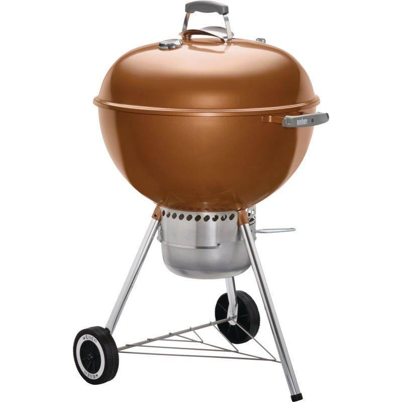 Weber Original Kettle 22 In. Premium Charcoal Grill Copper