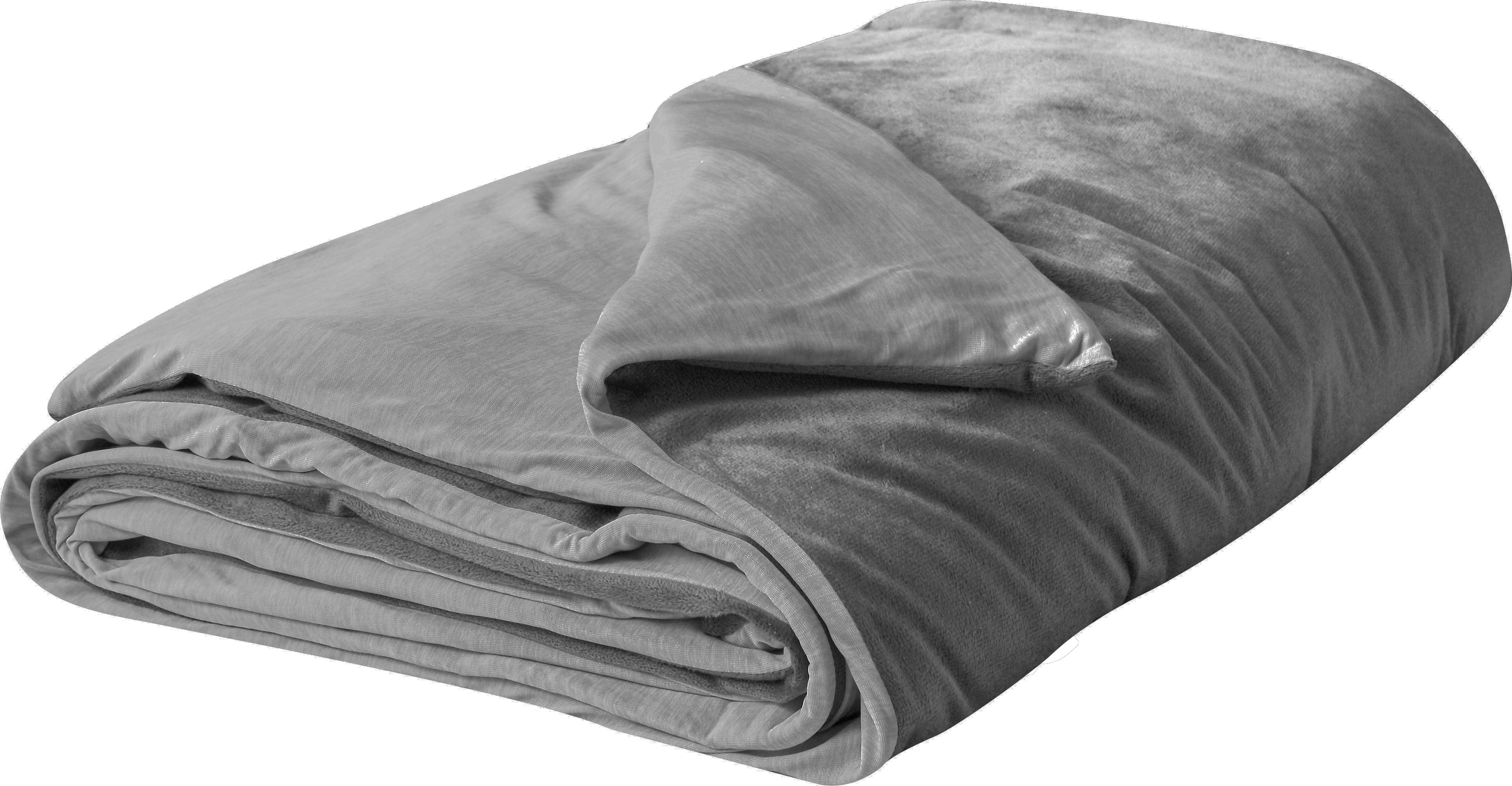 Tranquility Temperature Balancing Weighted Blanket with Washable Cover， 12 lbs