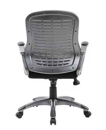 Boss Office Products Ribbed High Back Mesh Chair