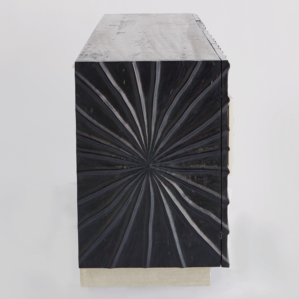Pleated Mediumia Cabinet   Contemporary   Entertainment Centers And Tv Stands   by HedgeApple  Houzz