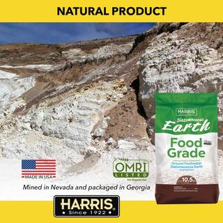 Harris 10.5 lbs. Diatomaceous Earth Food Grade 100% and Shaker Applicator Value Pack DEFG105-SHAKEIT