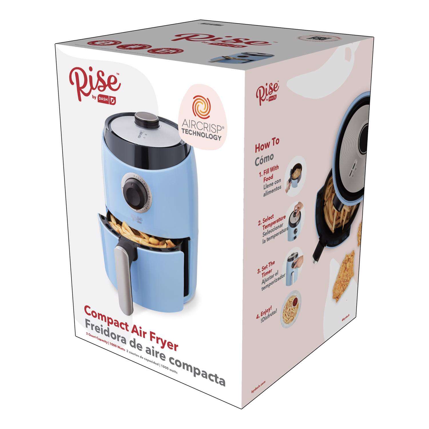 Rise by Dash Blue 2 qt Air Fryer