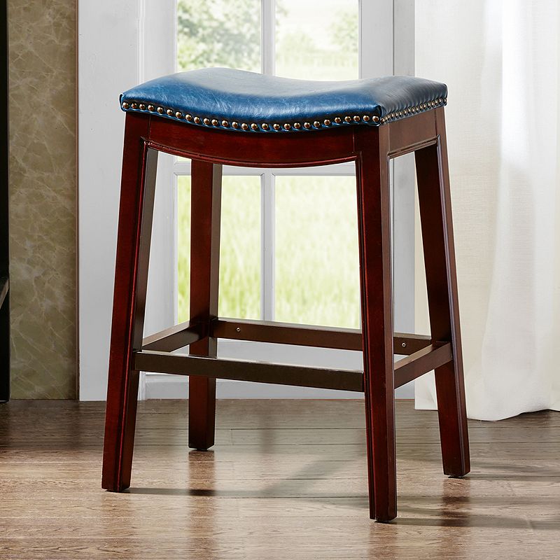 Madison Park Nomad 27 Saddle Counter Stool