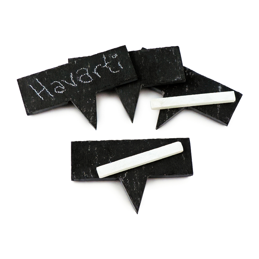 Swissmar Slate Cheese Markers with Chalk 6 Piece Set