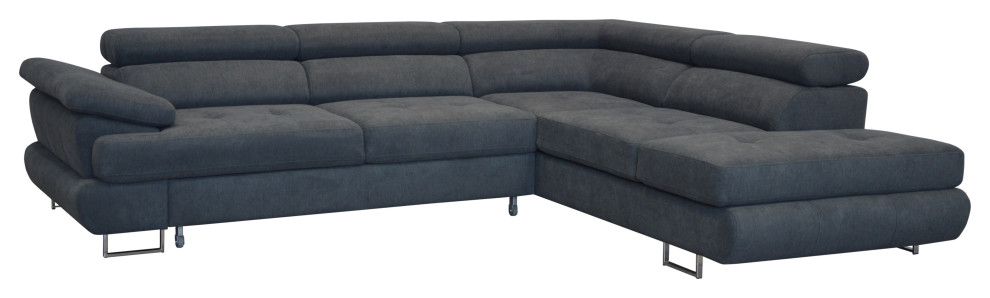 FUTON Sectional Sleeper Sofa  right   Contemporary   Sleeper Sofas   by Table World  Houzz