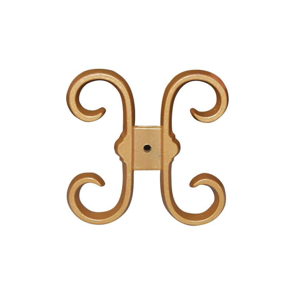 Barrette Outdoor Living 3/4 in. Gold Butterfly Scrolls 73022613